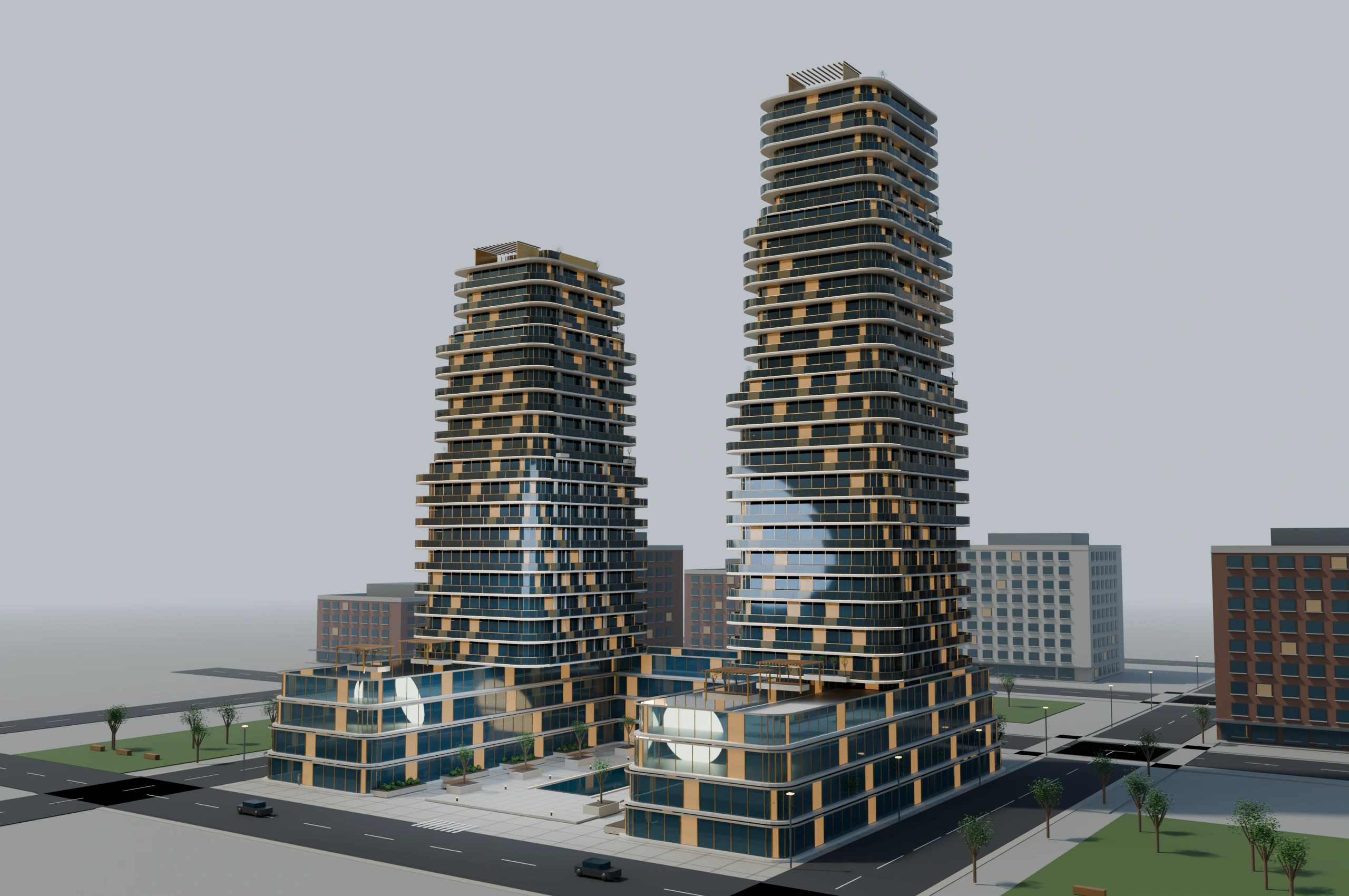 Courtyard Quarter — Original Verixa concept
